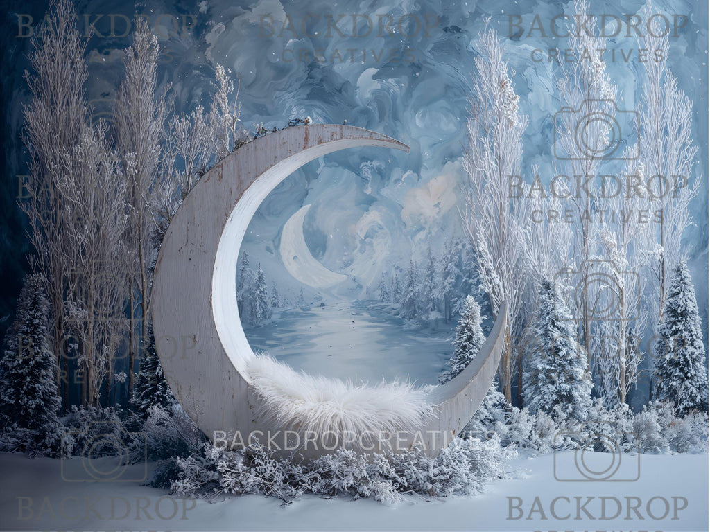 Baby Moon 8 Digital Backdrop, Newborn Background, Baby Backdrop, Newborn Backdrops, Photoshop Background