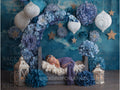 Baby Moon 3 Digital Backdrop, Newborn Background, Baby Backdrop, Newborn Backdrops, Photoshop Background