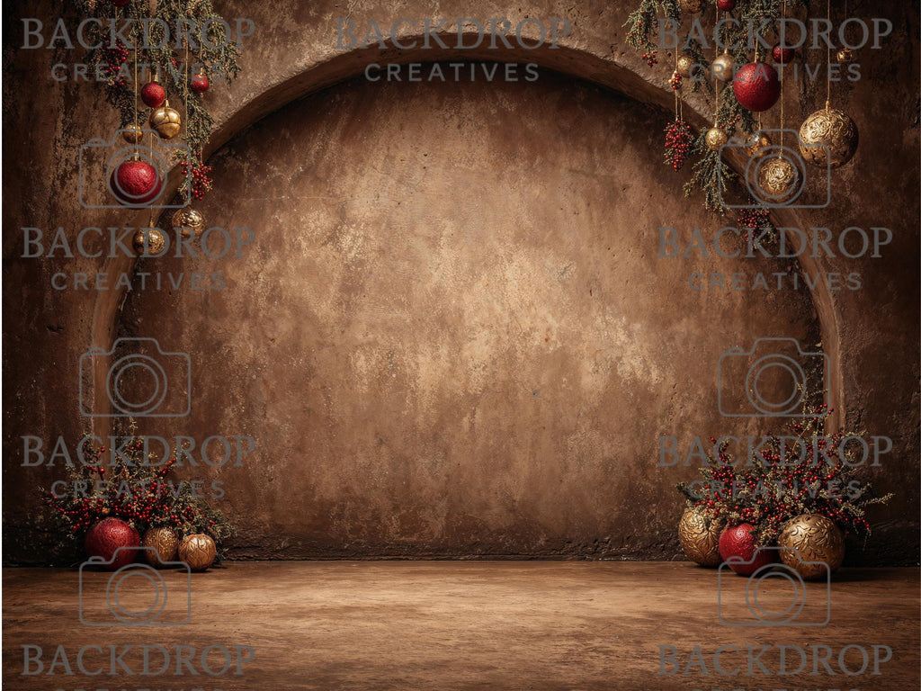 14 Brown Christmas Digital Backdrops, Maternity Backdrops, Flower Arch, Studio Overlays, Fine Art Textures