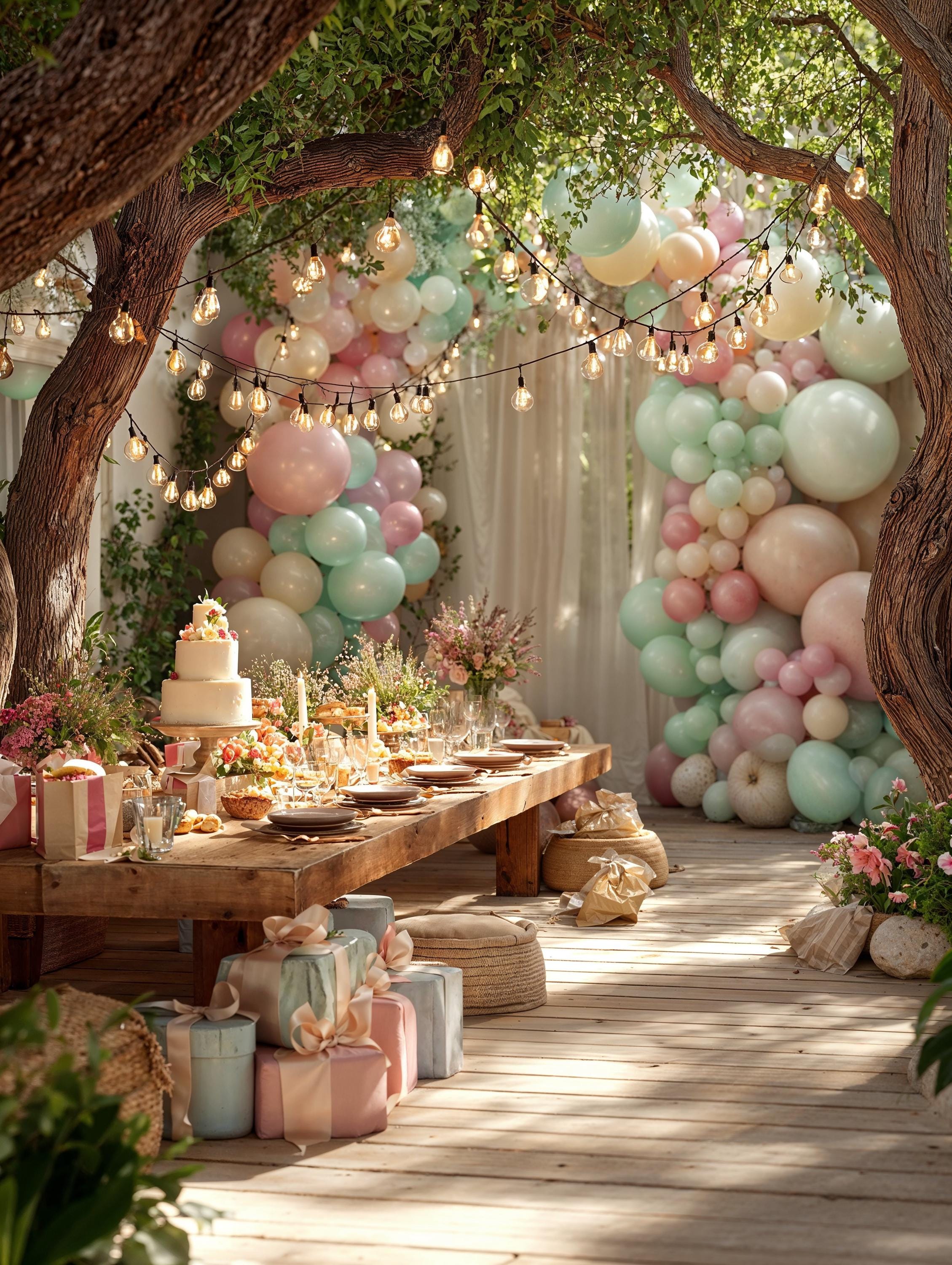 15 Birthday Photography Backdrops, Balloon Backdrops, Arch Backdrops, Kids Party Glam, Festive Overlays (Digital Download)