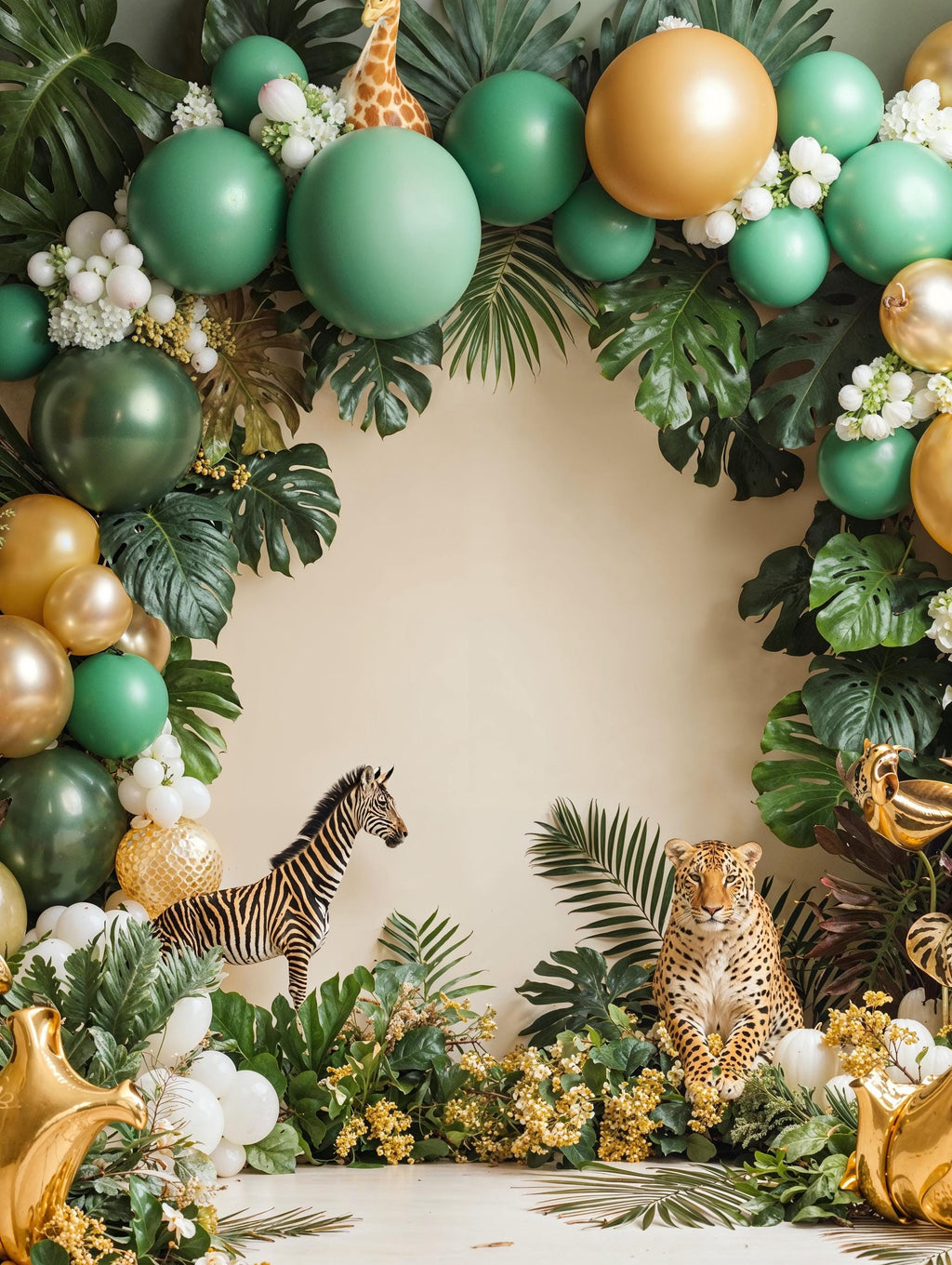 10 Kids Birthday Balloon Backdrops, Children Party Rainbow Balloon Arch Photography (Digital Download)