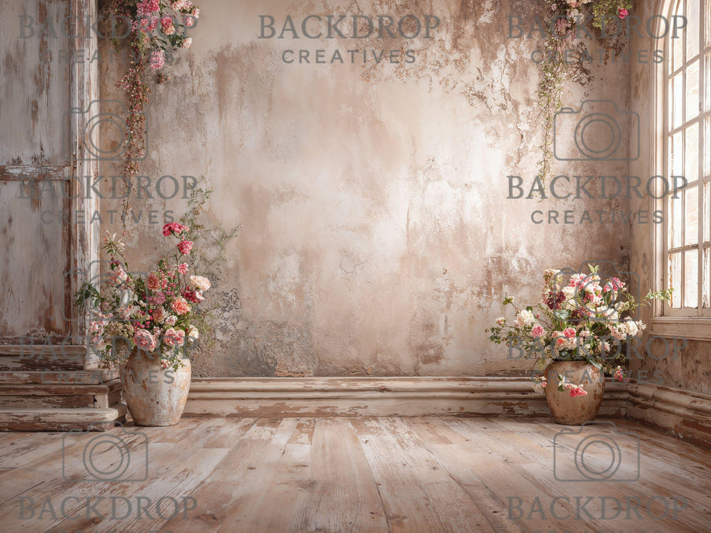 Fine Art Neutral Arch Set Digital Backdrops, Maternity Backdrops Bundle