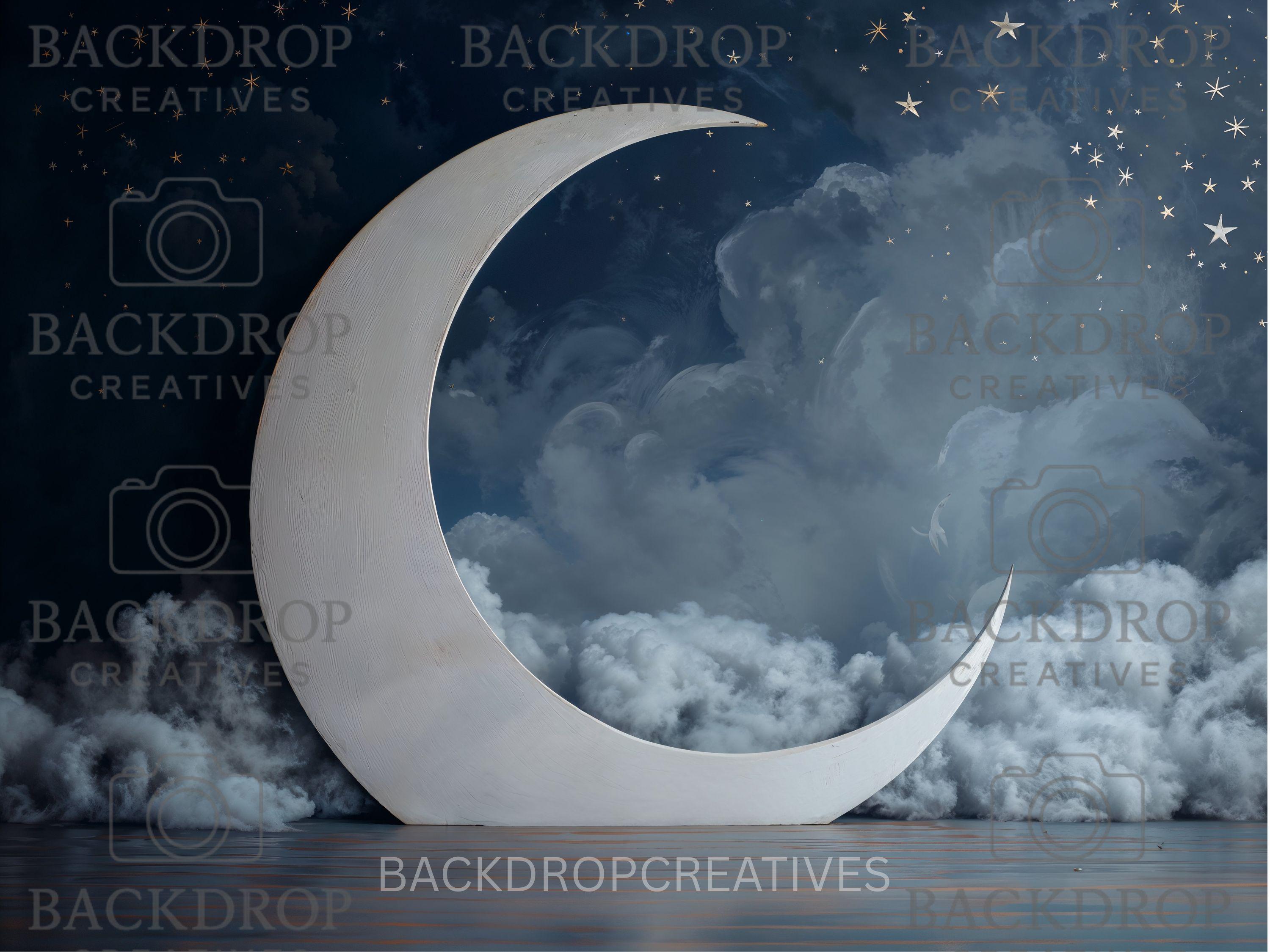 Baby Moon 5 Digital Backdrop, Newborn Background, Baby Backdrop, Newborn Backdrops, Photoshop Background