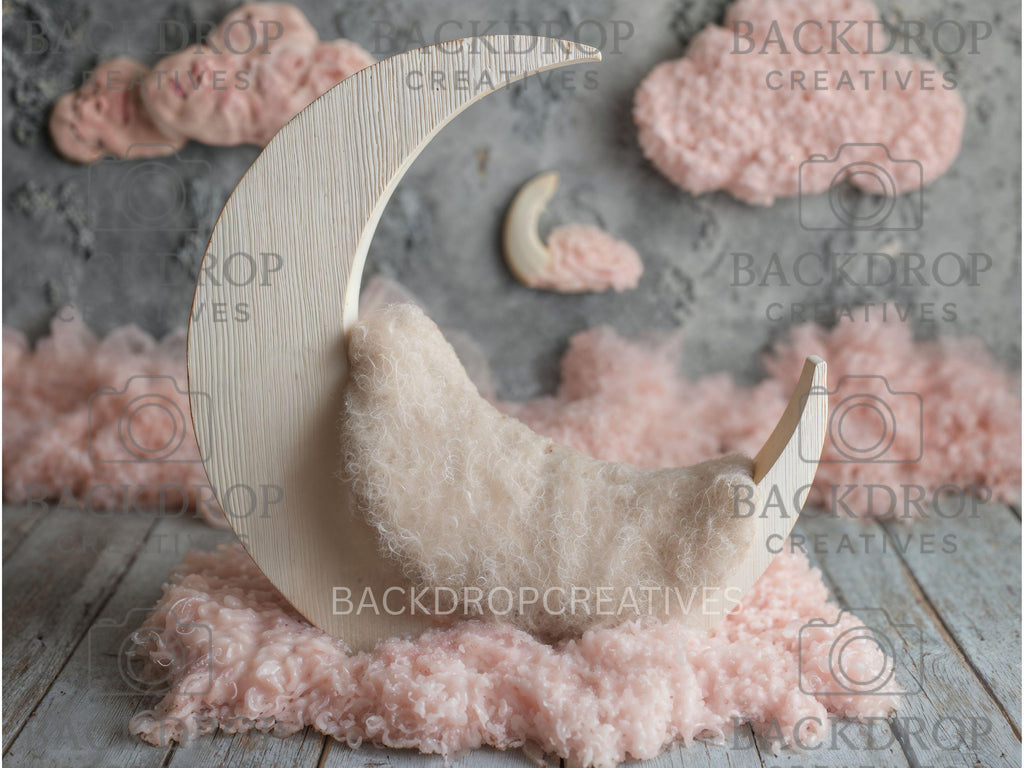Baby Moon 6 Digital Backdrop, Newborn Background, Baby Backdrop, Newborn Backdrops, Photoshop Background
