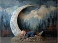 Baby Moon 4 Digital Backdrop, Newborn Background, Baby Backdrop, Newborn Backdrops, Photoshop Background