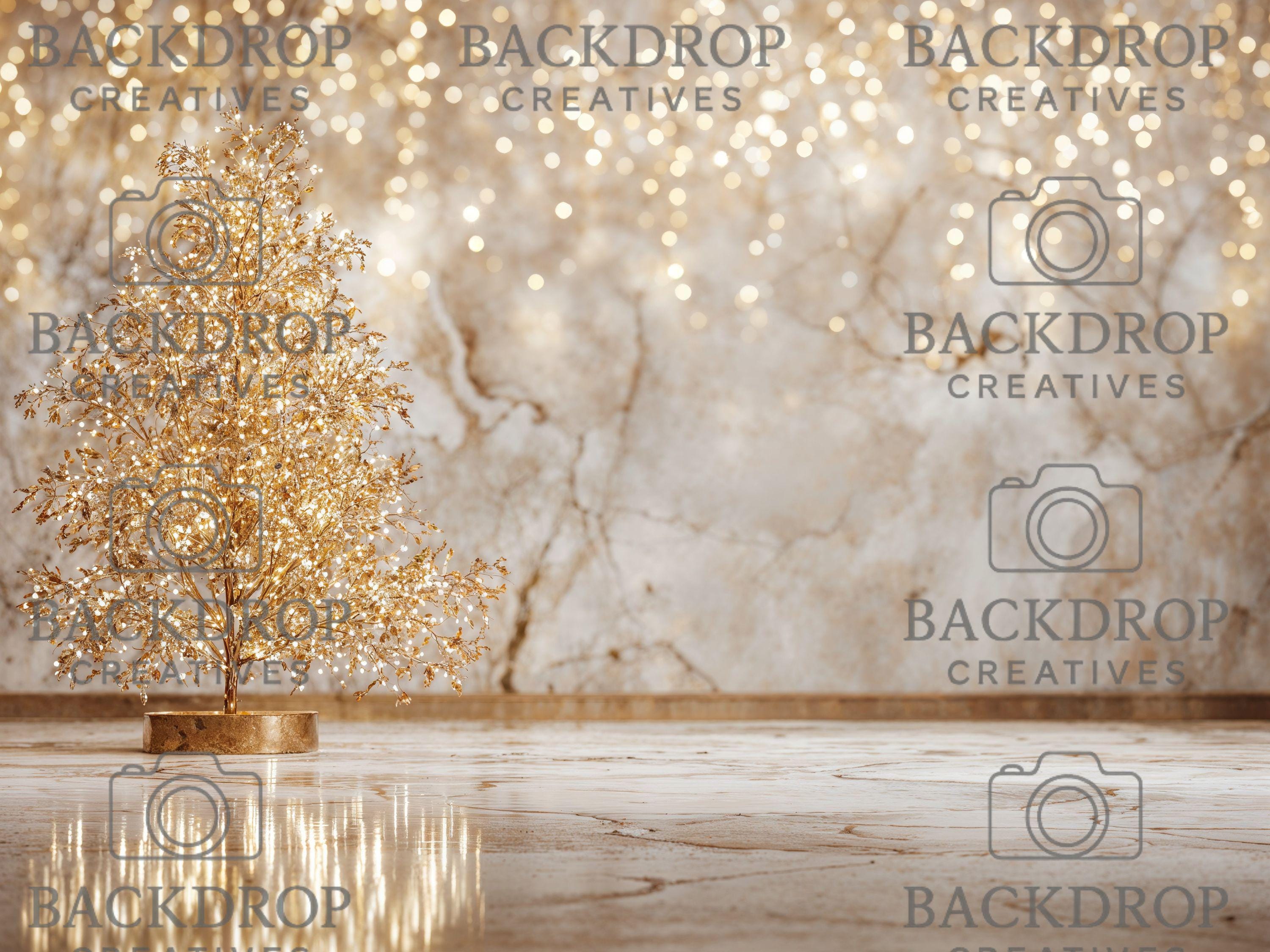 Gold Christmas Baby Toddler Set Digital Backdrops Bundle, Child Backdrops, Studio Overlays