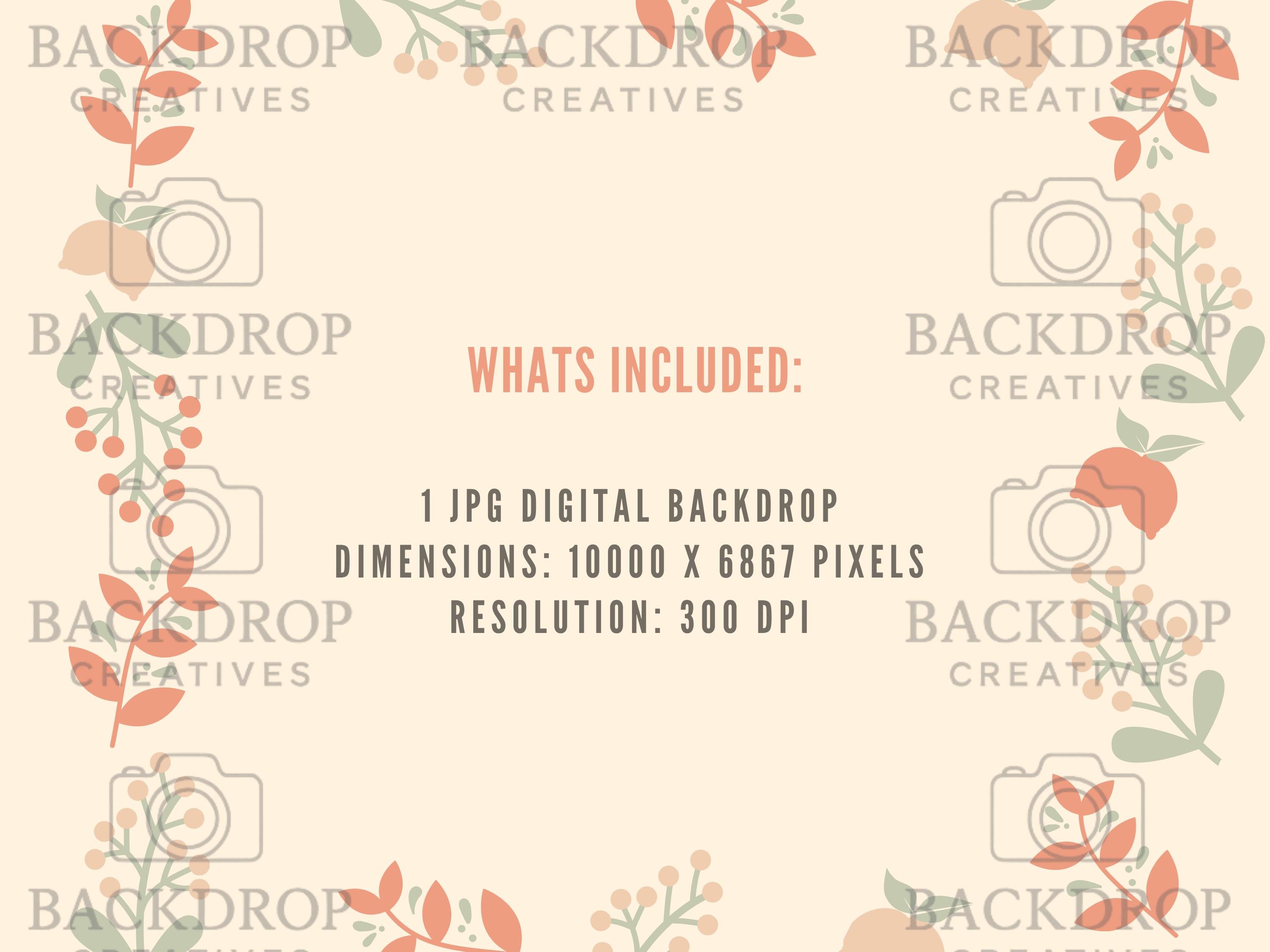 Winter Wonderland Backdrop | Snowy Photo Background | Christmas Arch | Holiday Photo Booth (Digital Download)