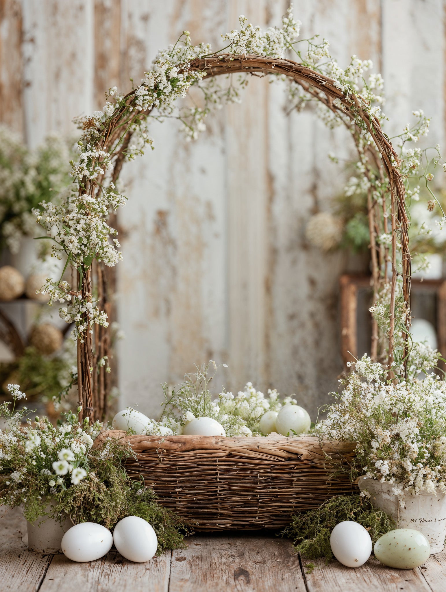 Baby Easter Digital Backdrop FREEBIE